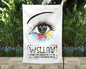 Seeing The World From A Different Angle Flag - Autism Awareness Garden Flag