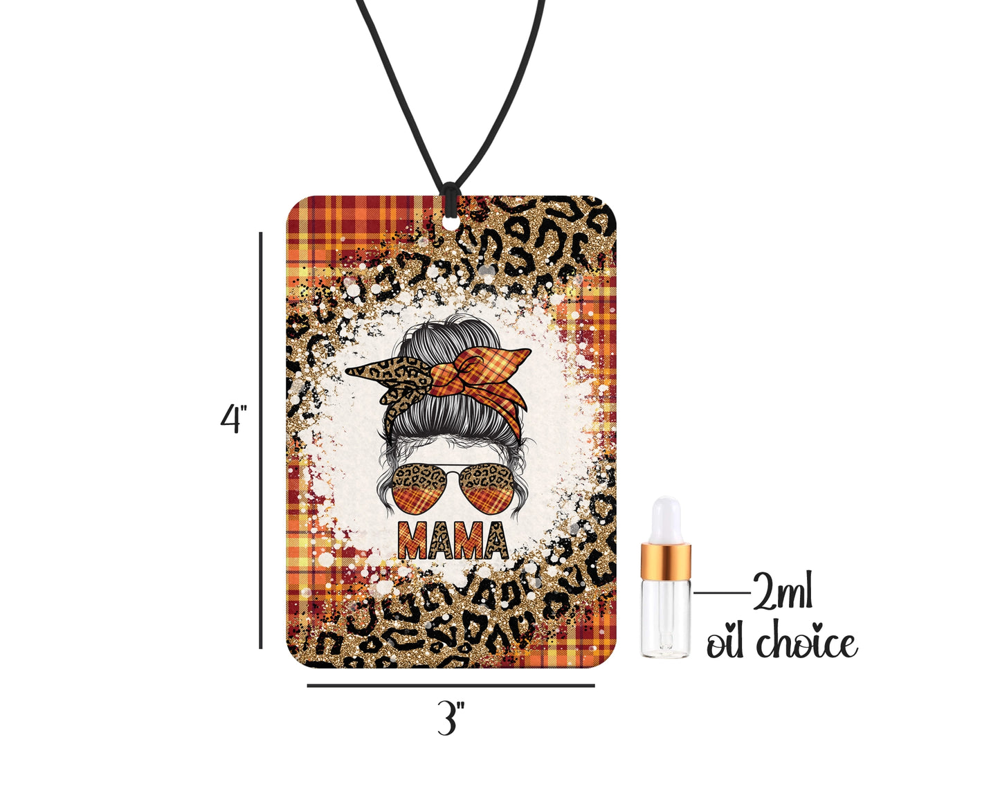 Pumpkin Spice Mom-ents Air Freshener - Hanging Small Spaces Mama Oil Diffuser -Gift For Mom