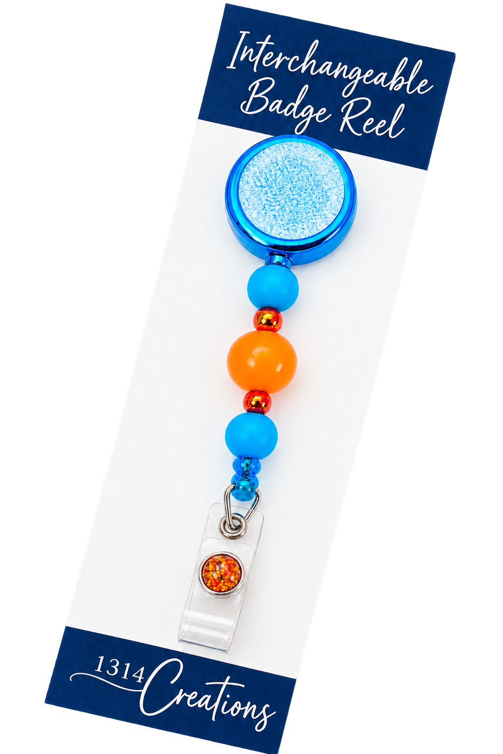 Little Splash of Happy | Interchangeable Axolotl Badge Reel & Topper