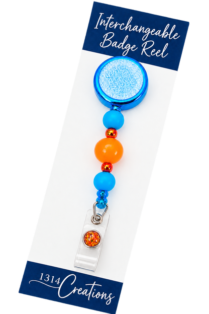 Little Splash of Happy | Interchangeable Axolotl Badge Reel & Topper