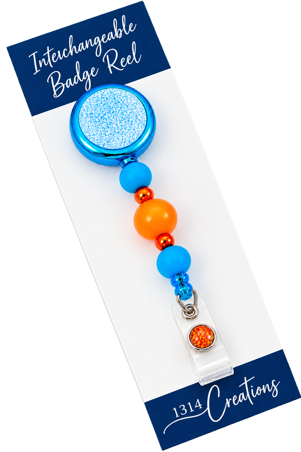 Little Splash of Happy | Interchangeable Axolotl Badge Reel & Topper