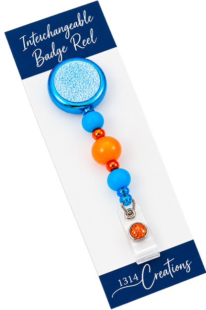 Little Splash of Happy | Interchangeable Axolotl Badge Reel & Topper