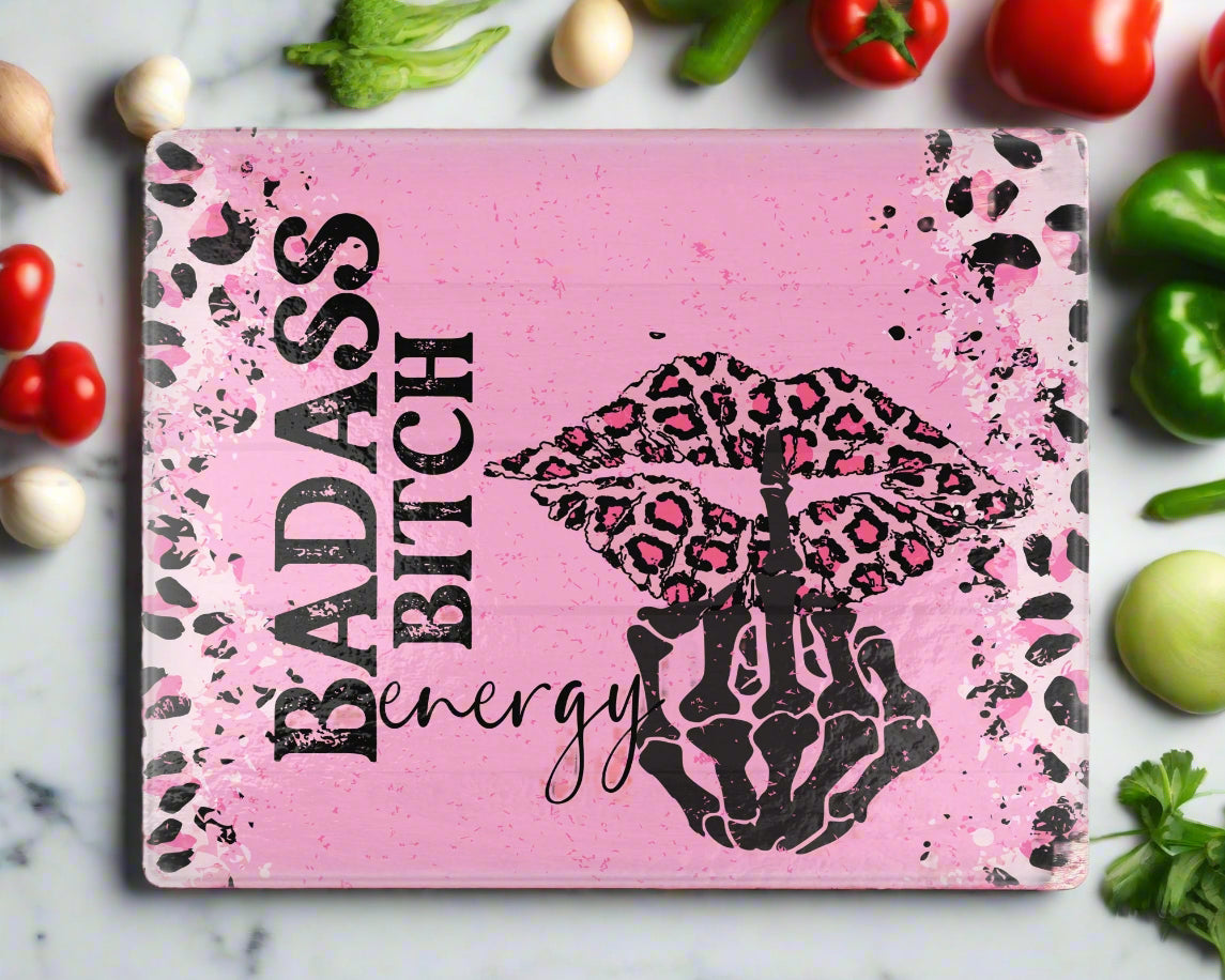 Eco-Friendly Badass Bitch Energy Cutting Board: Where Style Meets Sustainability