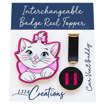Belle of the Bow | Interchangeable Badge Reel & Topper Set