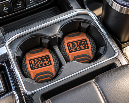 Best Dad Ever | Dad Car Coaster Set