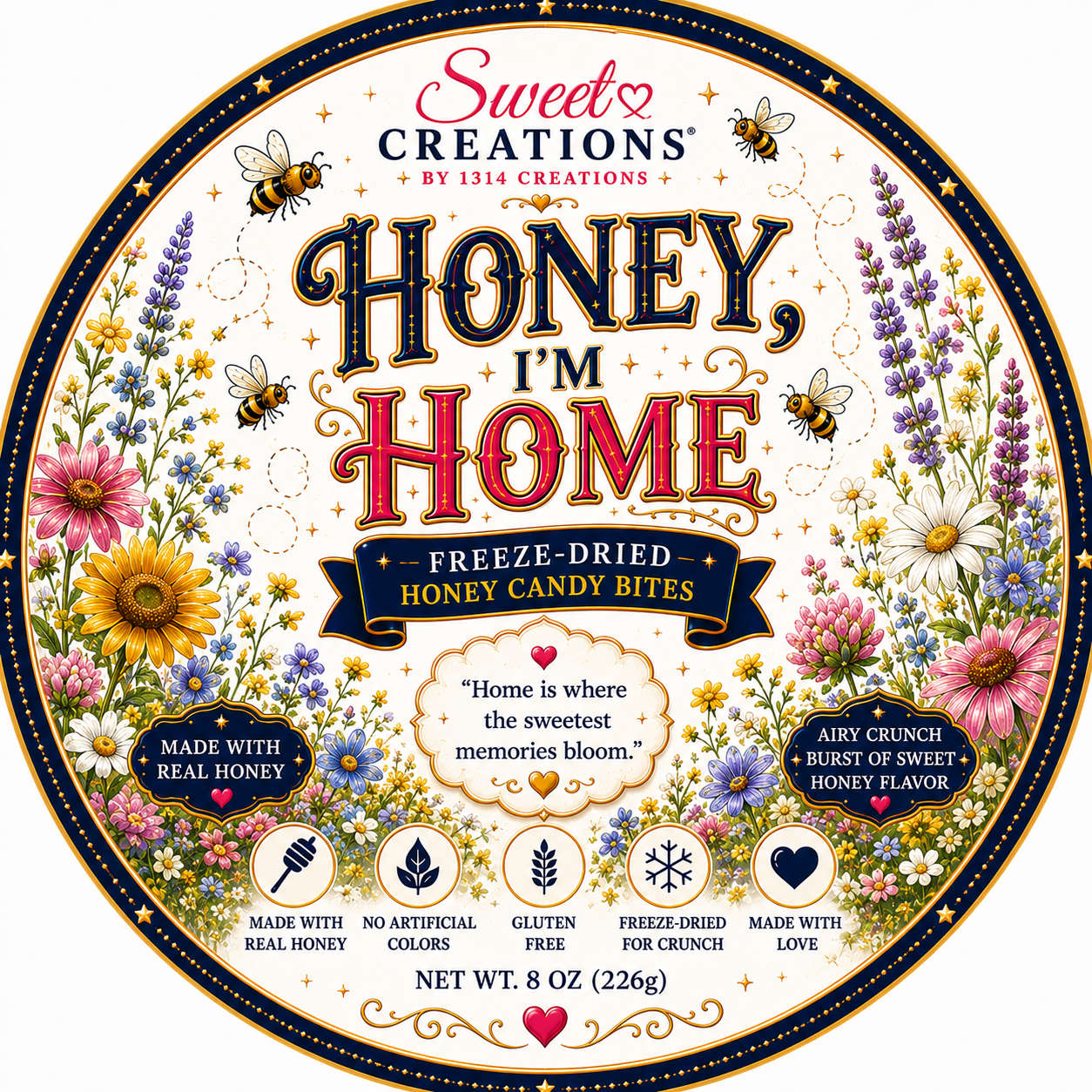 Honey, I'm Home | Freeze Dried Honey Flavored Chewy Candy