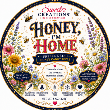 Honey, I'm Home | Freeze Dried Honey Flavored Chewy Candy
