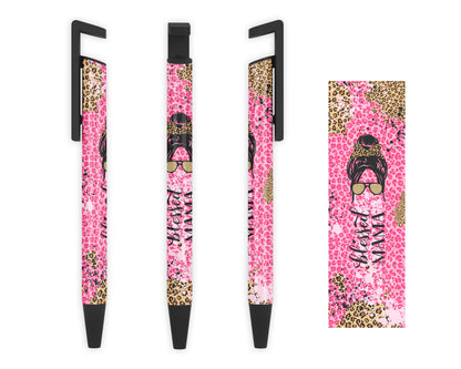 Blessed Mama Ballpoint Pen - Blushing Leopard Pen - Gift For Mom