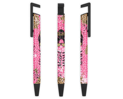 Blessed Mama Ballpoint Pen - Blushing Leopard Pen - Gift For Mom