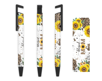 Blessed Mama Pen - Sunflower Ballpoint Pen - Gift for Mom