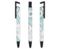 Blue Blossoms Pen - Floral Design Ballpoint Pen - Gift For Teacher