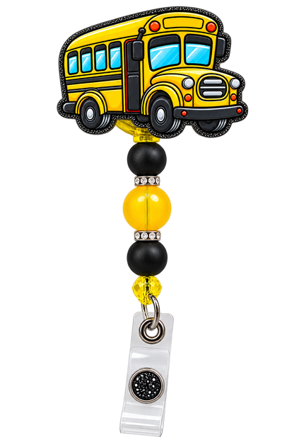 Bright Futures Ahead | School Bus Interchangeable Badge Reel & Topper Set