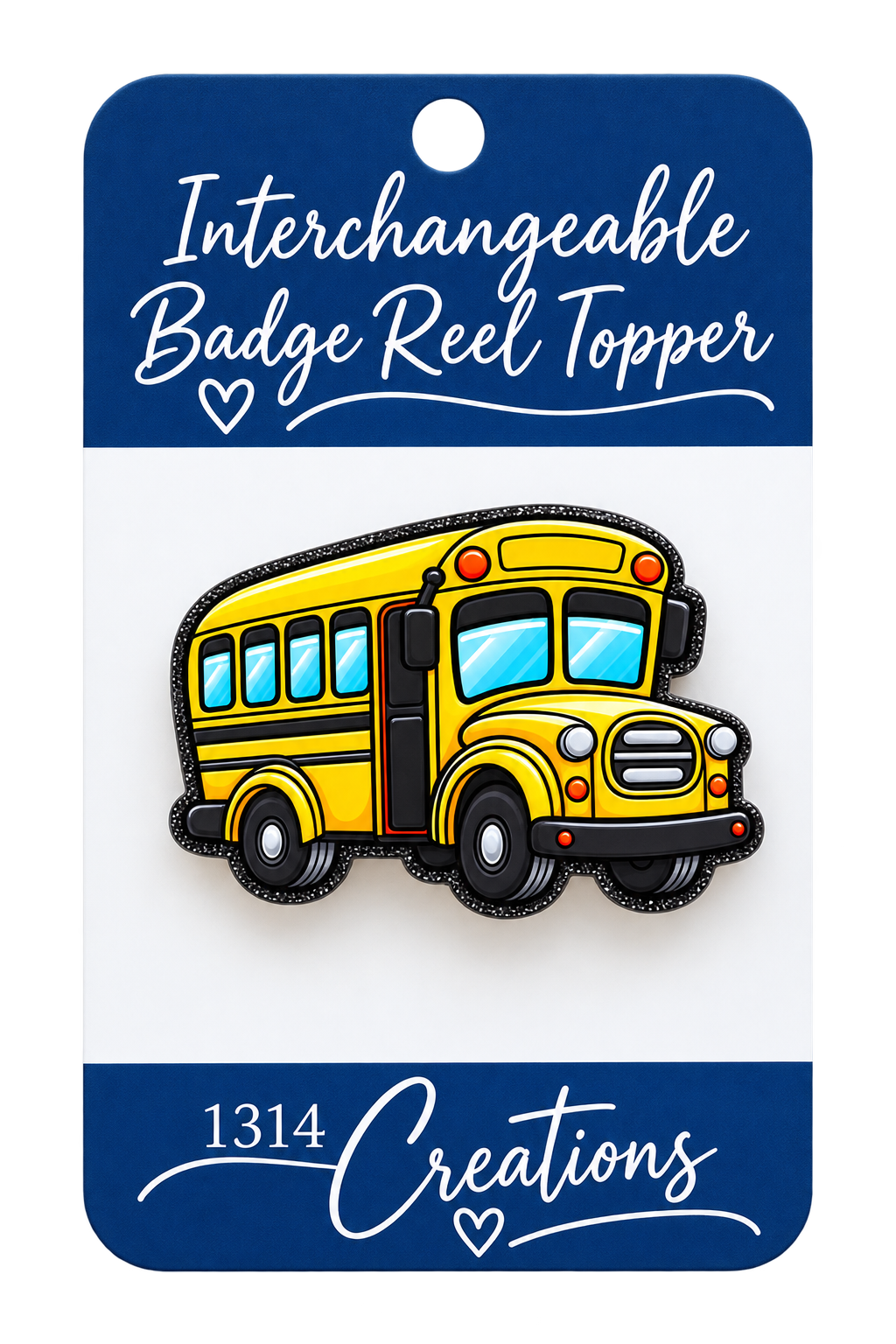 Bright Futures Ahead | School Bus Interchangeable Badge Reel & Topper Set