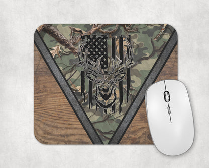 Camo Fusion Mouse Pad / Outdoor Life Laptop Gaming Mat / Gift For Hunter