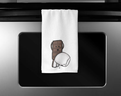 Marshmallow Mischief Towel