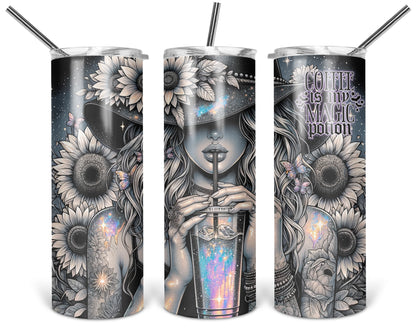 Coffee Is My Magic Potion / 20oz Tumbler With Straw / Gift For Coffee Lovers