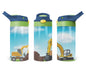 Dozer Dreams Kids Tumbler / Kids Water Bottle / Toddler 2-in-1 Sippy Cup