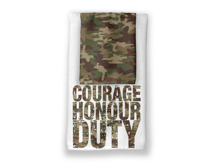 Bravery Brigade Towel Set - Military Themed Towels - Gift For Veteran