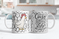 Crazy Chicken Lady Mug, Funny Coffee Cup, Gift For Chicken Lovers