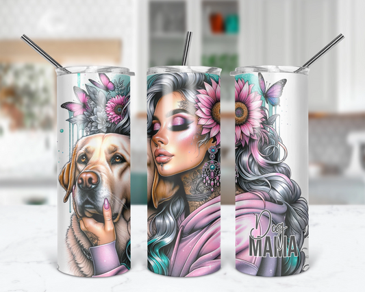 Labrador Dog Mama / 20oz Fur Mama Tumbler With Straw / Gift For Dog Lovers