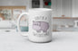 Don't Be A Twatopotamus Mug, Funny Hippo Coffee Cup, hilarious Gift For Hot Tea Lovers