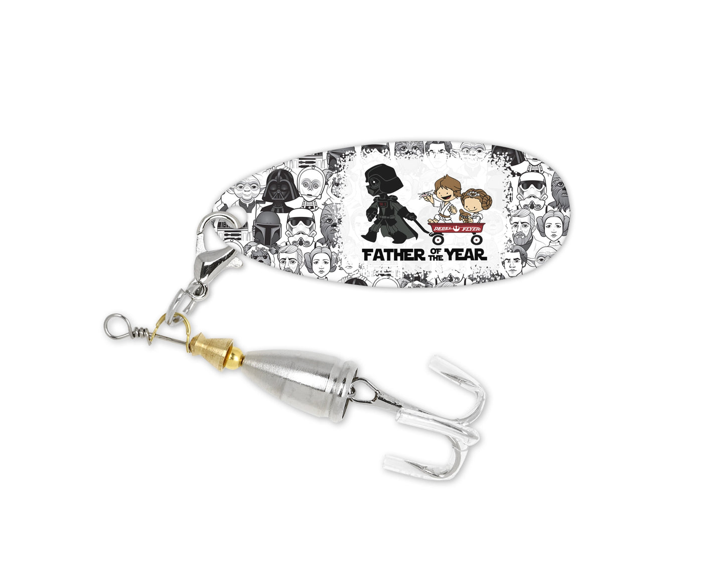 custom fishing lures father& 39 Galactic Dad Fishing Lure – A Stellar Catch for Space-Loving Anglers!, – 1314 Creations