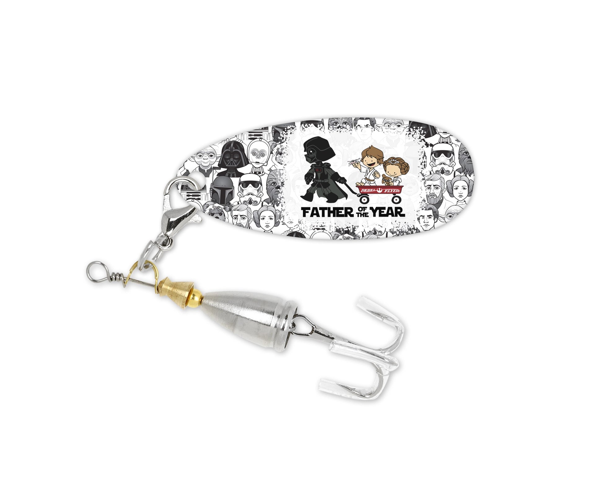 fathers day christian fishing lure Galactic Dad Fishing Lure – A Stellar Catch for Space-Loving Anglers!, – 1314 Creations