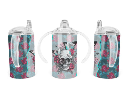 Haunting Blooms Tumbler / Kids Water Bottle / 2-in-1 Toddler Sippy Cup