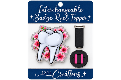 Flossin’ & Fabulous | Badge Reel Topper, Beaded Reel & Car Vent Buddy