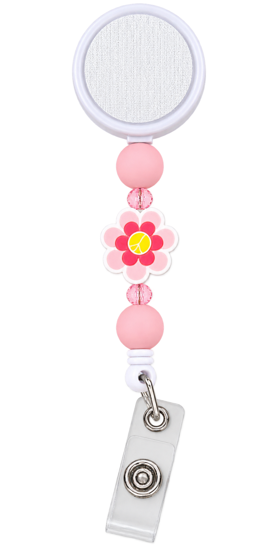 Flossin’ & Fabulous | Badge Reel Topper, Beaded Reel & Car Vent Buddy