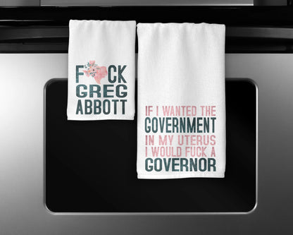 Feminist Towel Set - Women's Rights Towels - Pro Choice Home Decor