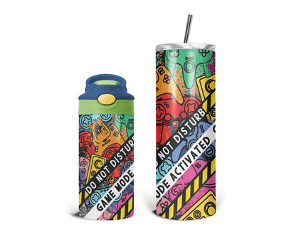 Game Mode Activated Tumbler Set / Matching Mommy And Me / Matching Daddy And Me Set