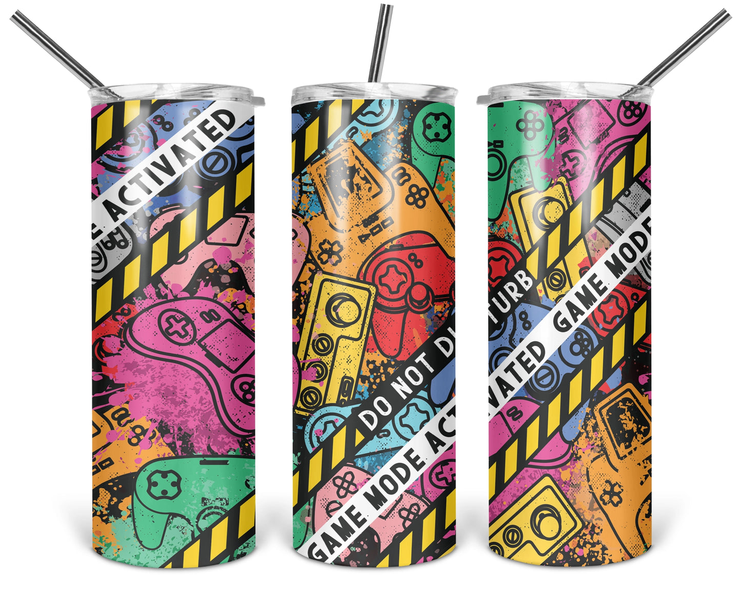 Game Mode Activated Tumbler Set / Matching Mommy And Me / Matching Daddy And Me Set