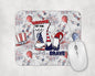 Gnome Of The Free Mouse Pad - Cute Gnome Laptop Desk Mat - Patriotic 4th Of July Decor