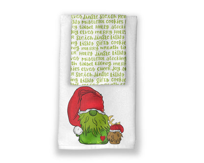 Santas Little Helper Gnome Towel Set