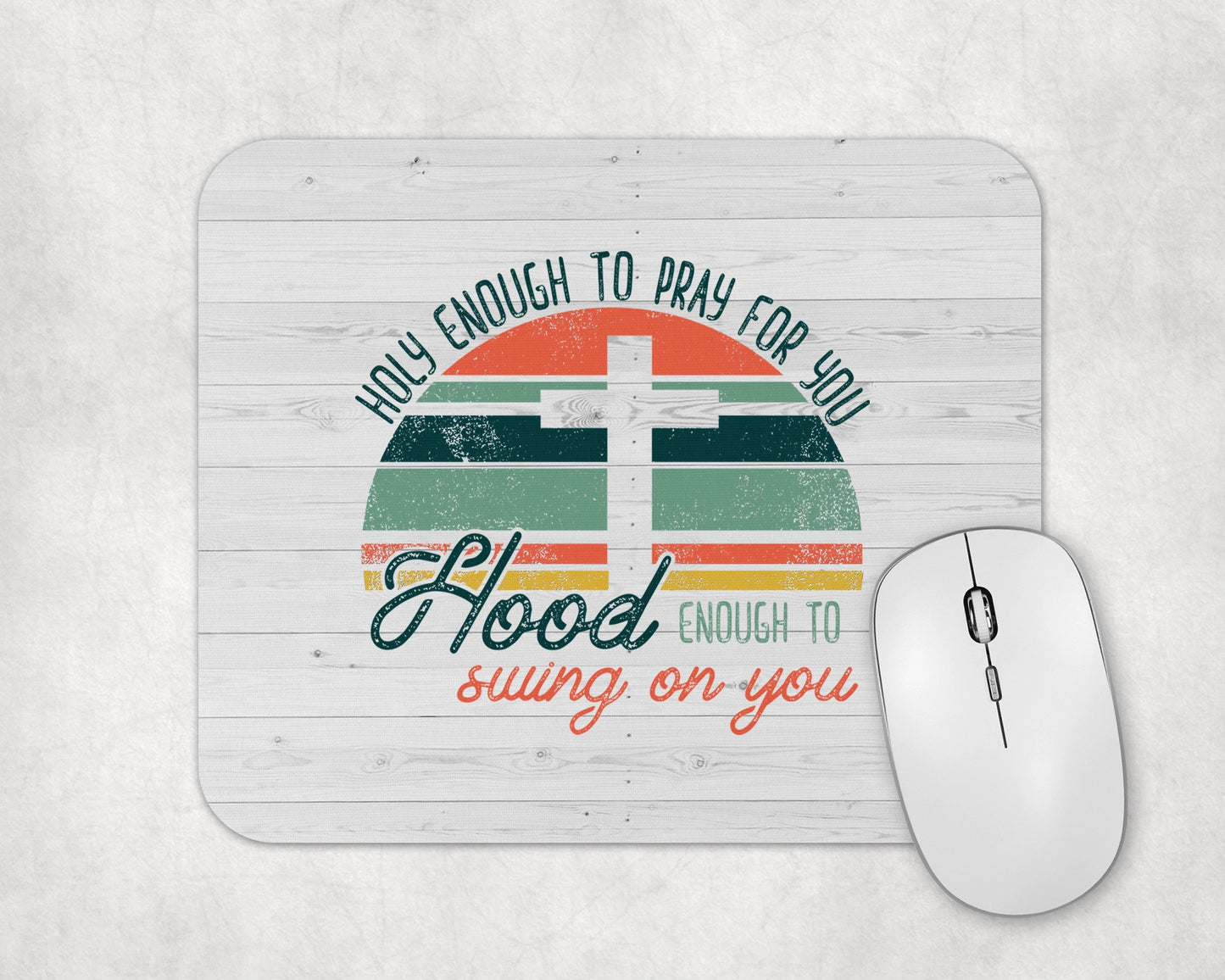 Hood Hymns Mouse Pad / Funny Laptop Gaming Desk Mat / Sassy Office Accessories