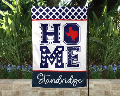 Texas Flag - Custom State Outdoor Yard Decor - Housewarming Gift