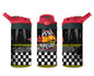 Hot Mess Never Stressed / Kids Water Bottle  / Kids Tumbler Cup / Race Car Toddler 2-in-1 Sippy Cup