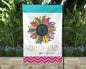 Human Kind Be Both Garden Flag / Sunflower Outdoor Yard Decor / Housewarming Gift