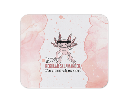 I'm A Cool Salamander Mouse Pad / Axolotl Laptop Gaming Desk Mat / Cute Gift For Animal Lovers