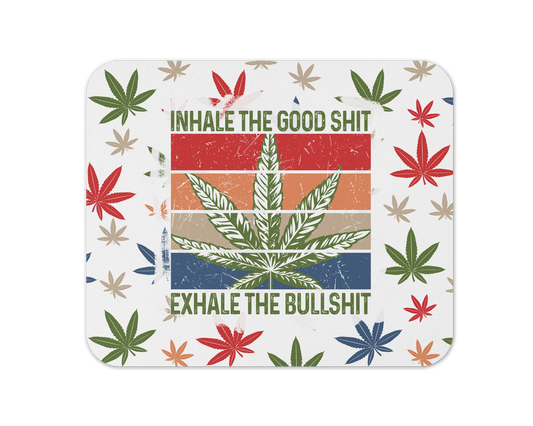 The Smoky Escape Mouse Pad / Herbal Mousepad / Zen Desk Pad / Positive Vibes Mousepad