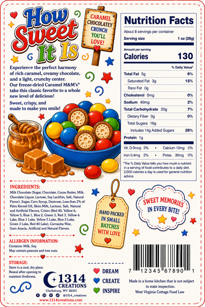 How Sweet It Is | Freeze Dried Caramel Chocolate Candy