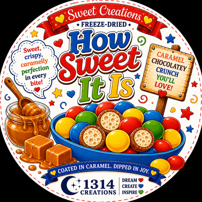 How Sweet It Is | Freeze Dried Caramel Chocolate Candy