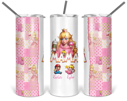 Royal Mama Tumbler- 20oz Mama Princess Tumbler With Straw - Gift For Mom