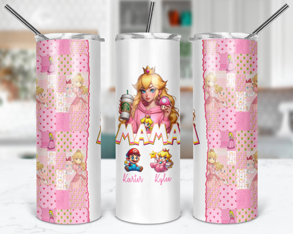 Royal Mama Tumbler- 20oz Mama Princess Tumbler With Straw - Gift For Mom