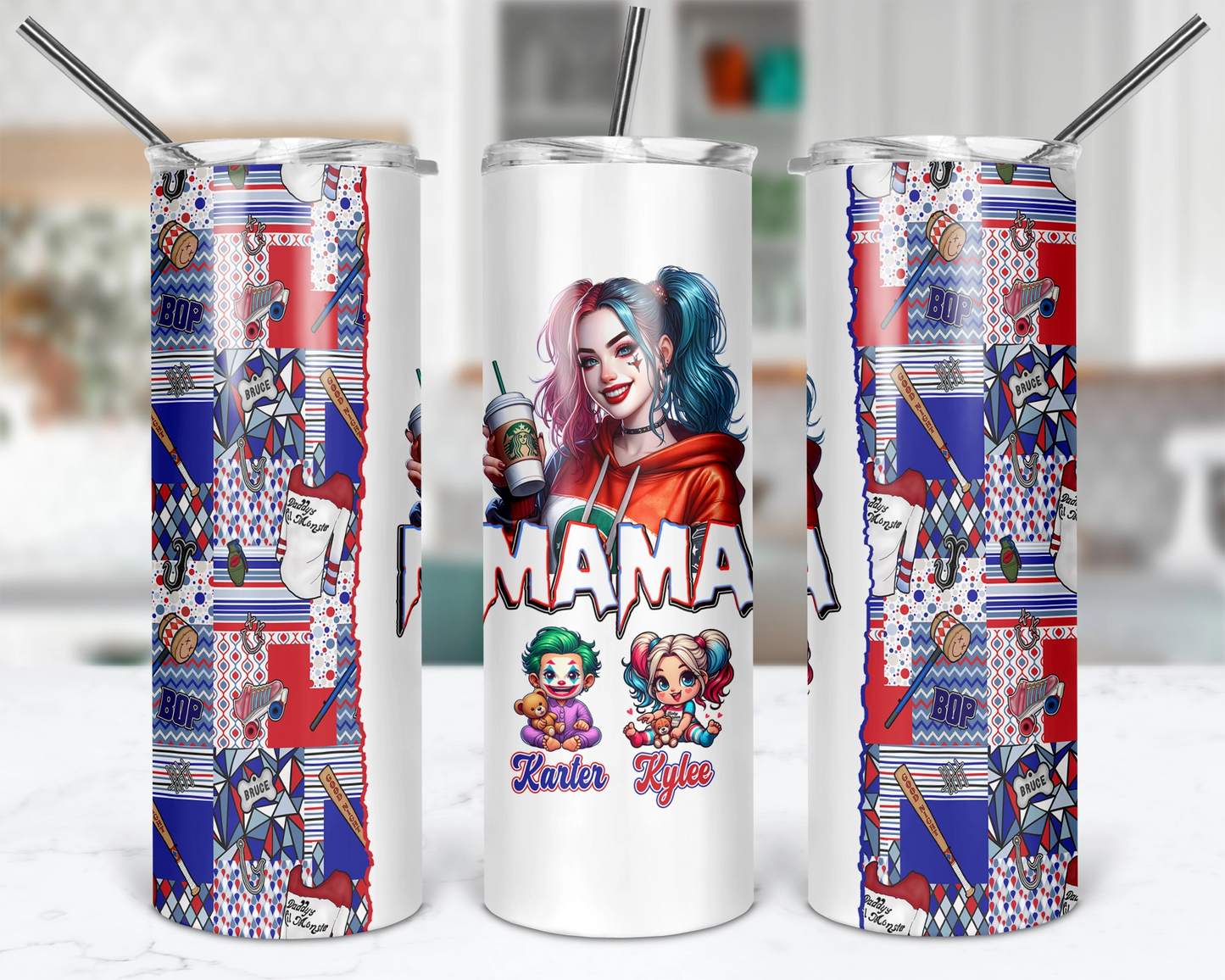 Mama's Villainous Brew Tumbler - Personalized 20oz Mom Tumbler With Straw - Gift For Mother's Day