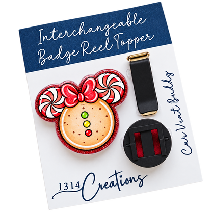Merry Magical Swirls | Holiday Badge Reel Topper