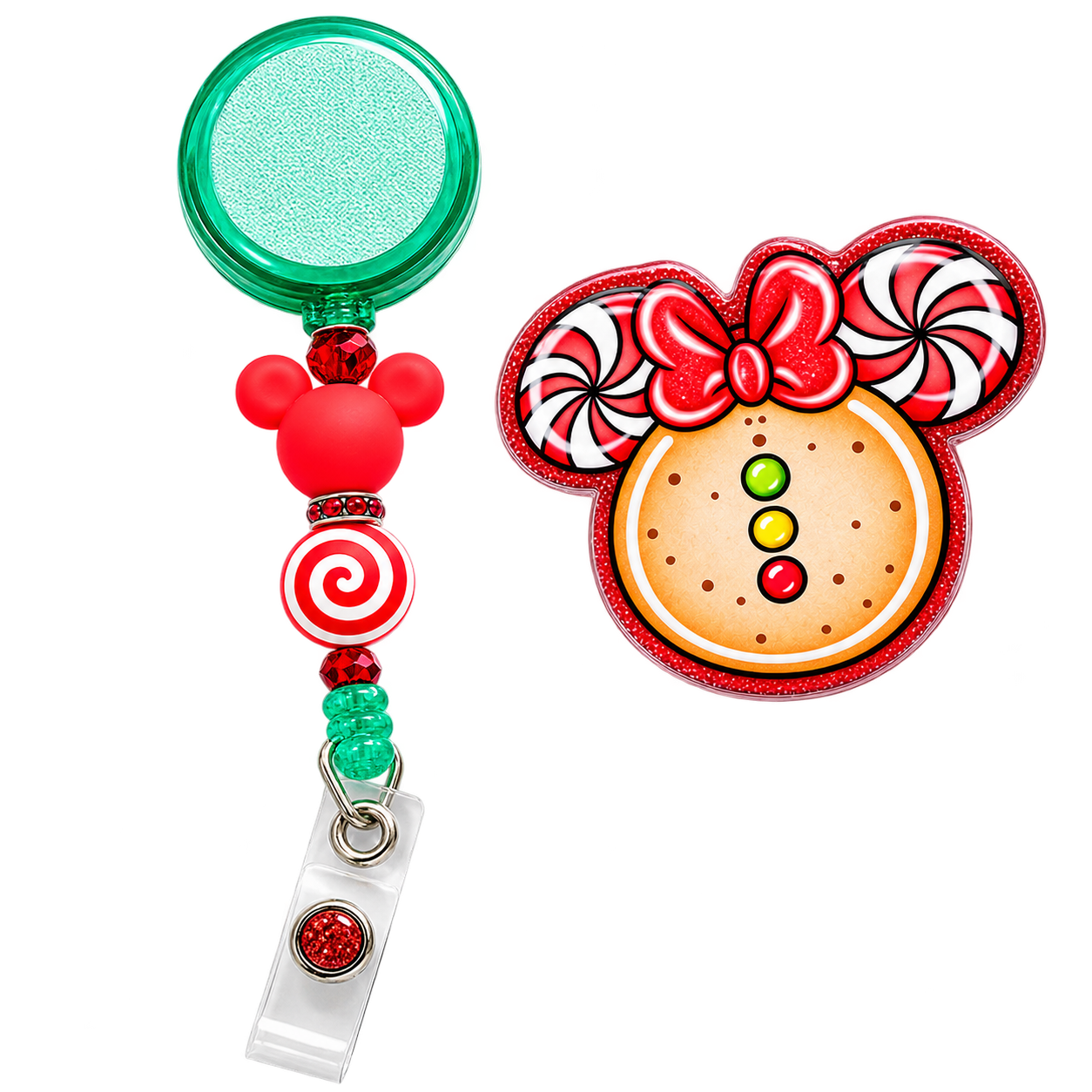 Merry Magical Swirls | Holiday Badge Reel Topper