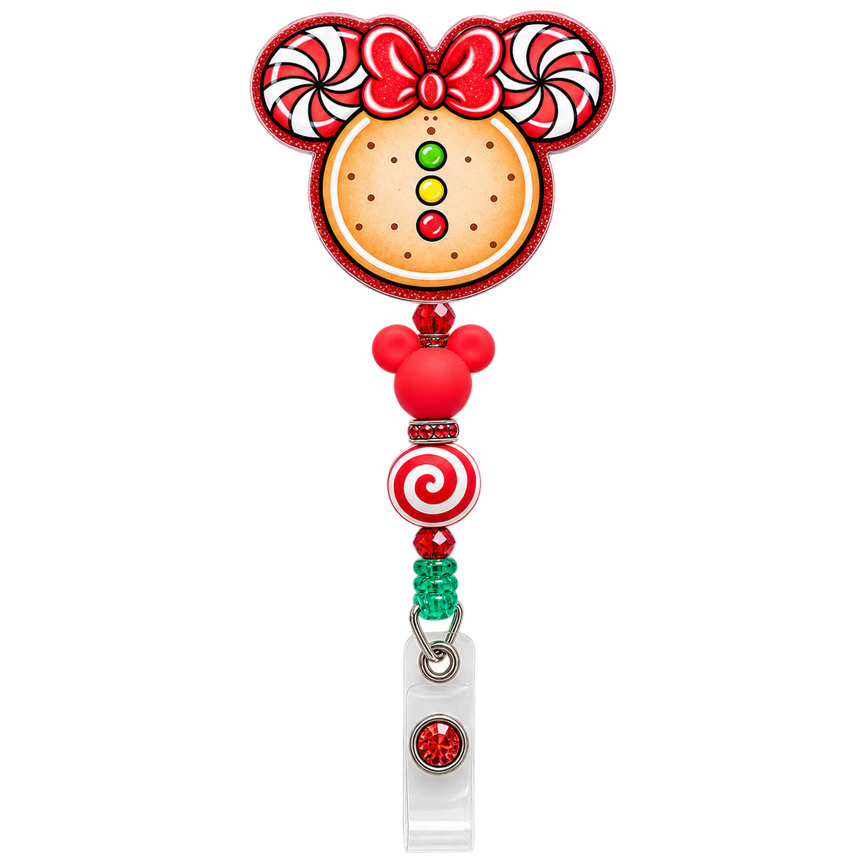 Merry Magical Swirls | Holiday Badge Reel Topper