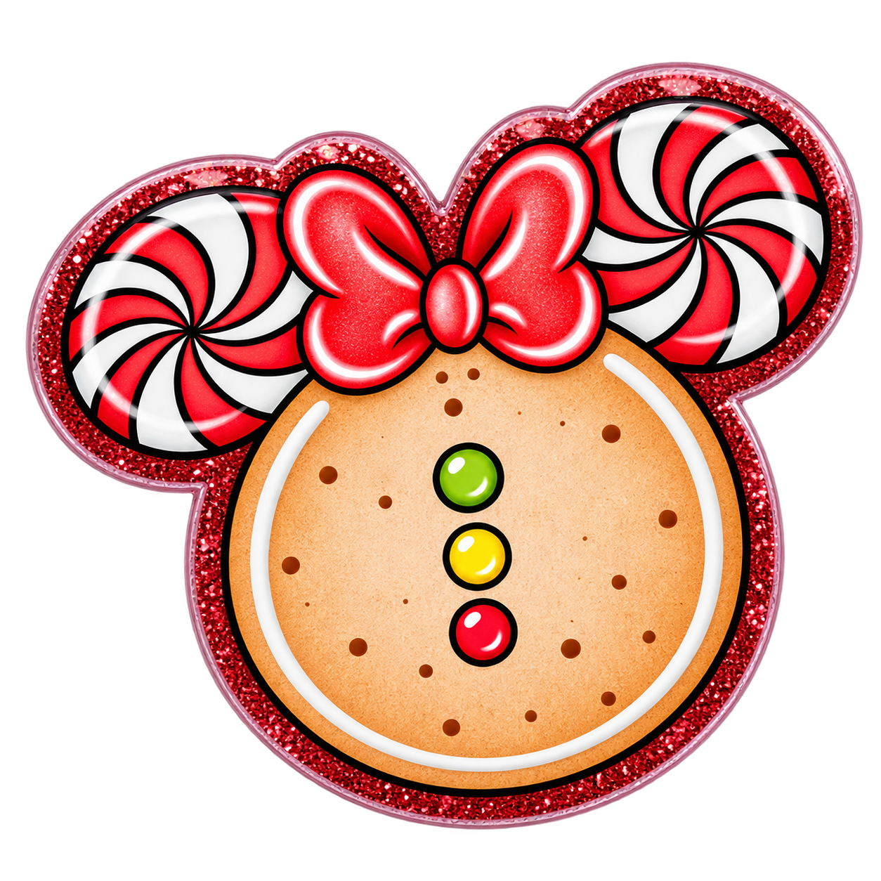 Merry Magical Swirls | Holiday Badge Reel Topper